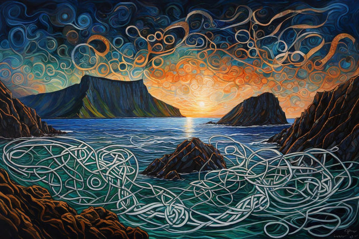 Atlantic Fire — A4 Art Print