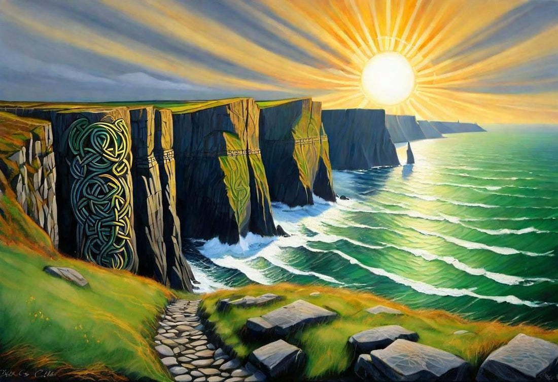 Path along the Cliffs shown at A4 scale in a room
