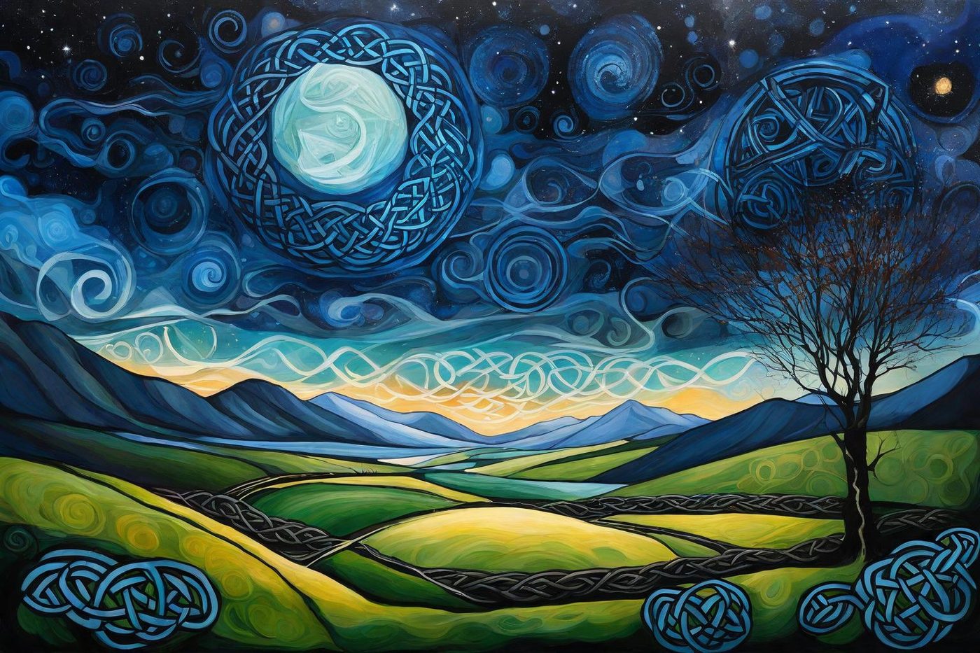 The Moonlit Valley