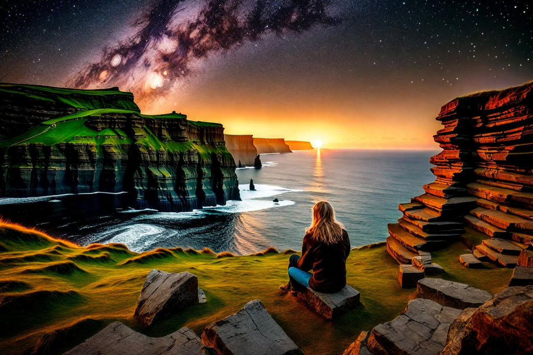 Watching the Western Light shown at A4 scale in a room