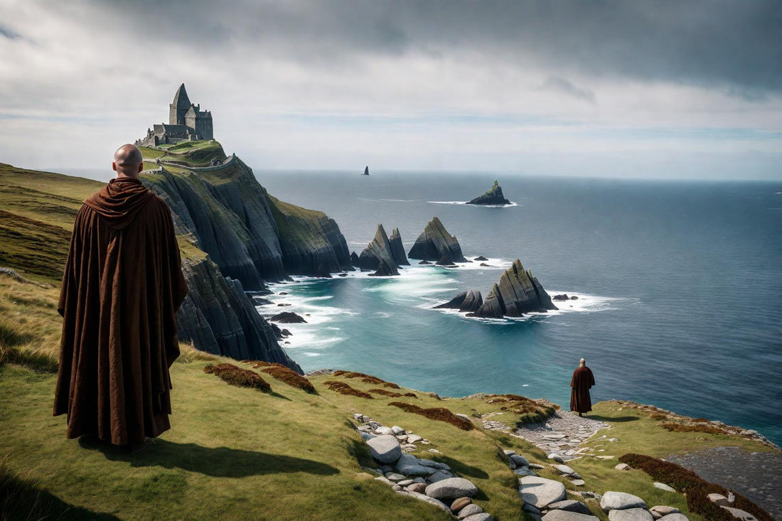 The Distant Sanctuary shown at A4 scale in a room