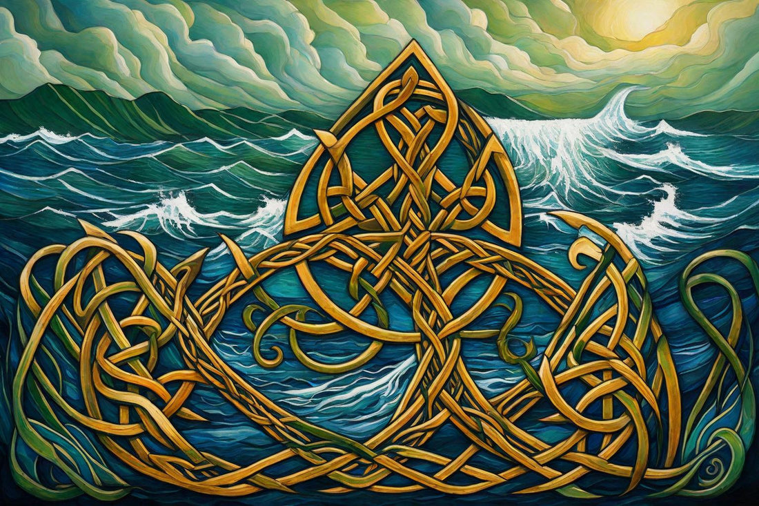 The Golden Trinity shown at A4 scale in a room
